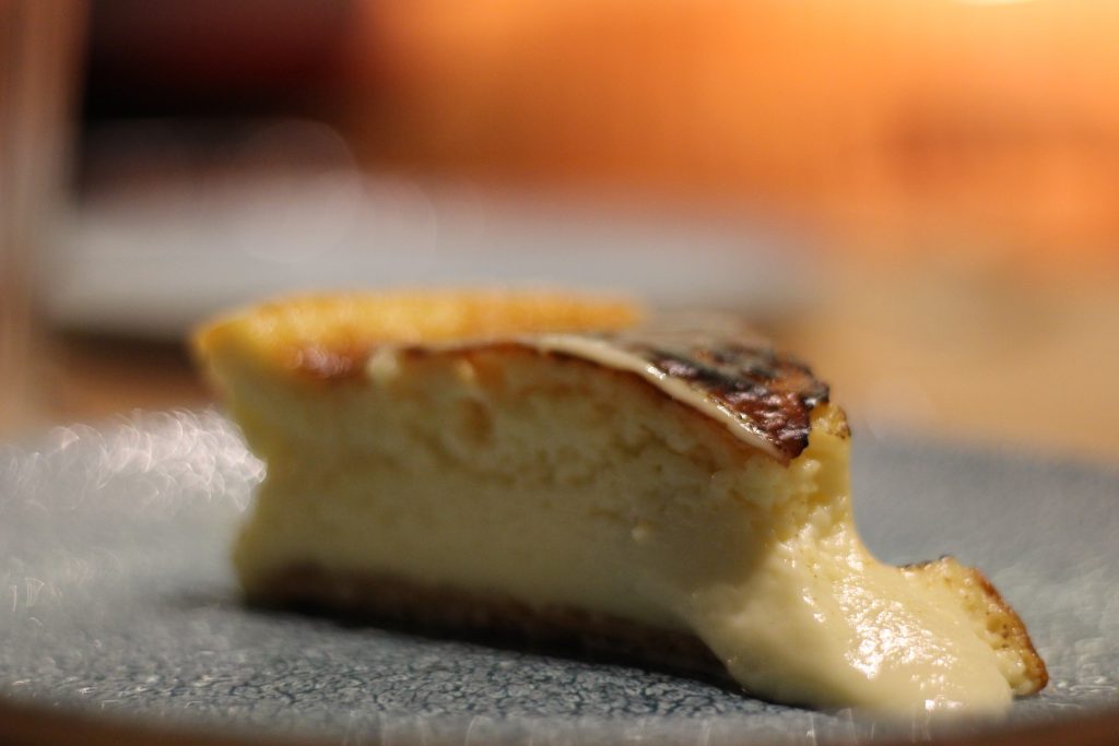 tarta de queso restaurante casamontes las tablas