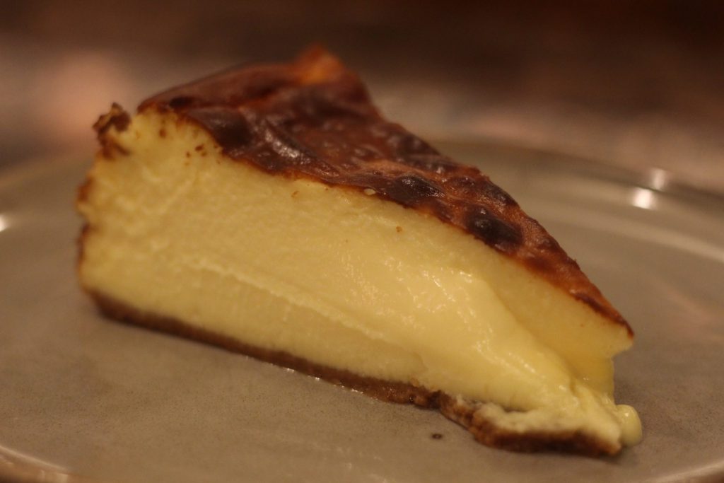 Tarta de queso La Revuelta barrio de Salamanca