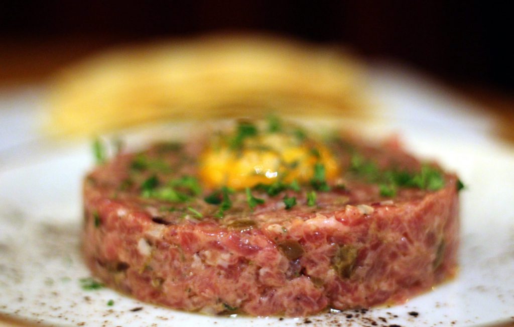 steak tartar solomillo Sinsombrero restaurante la castellana Madrid