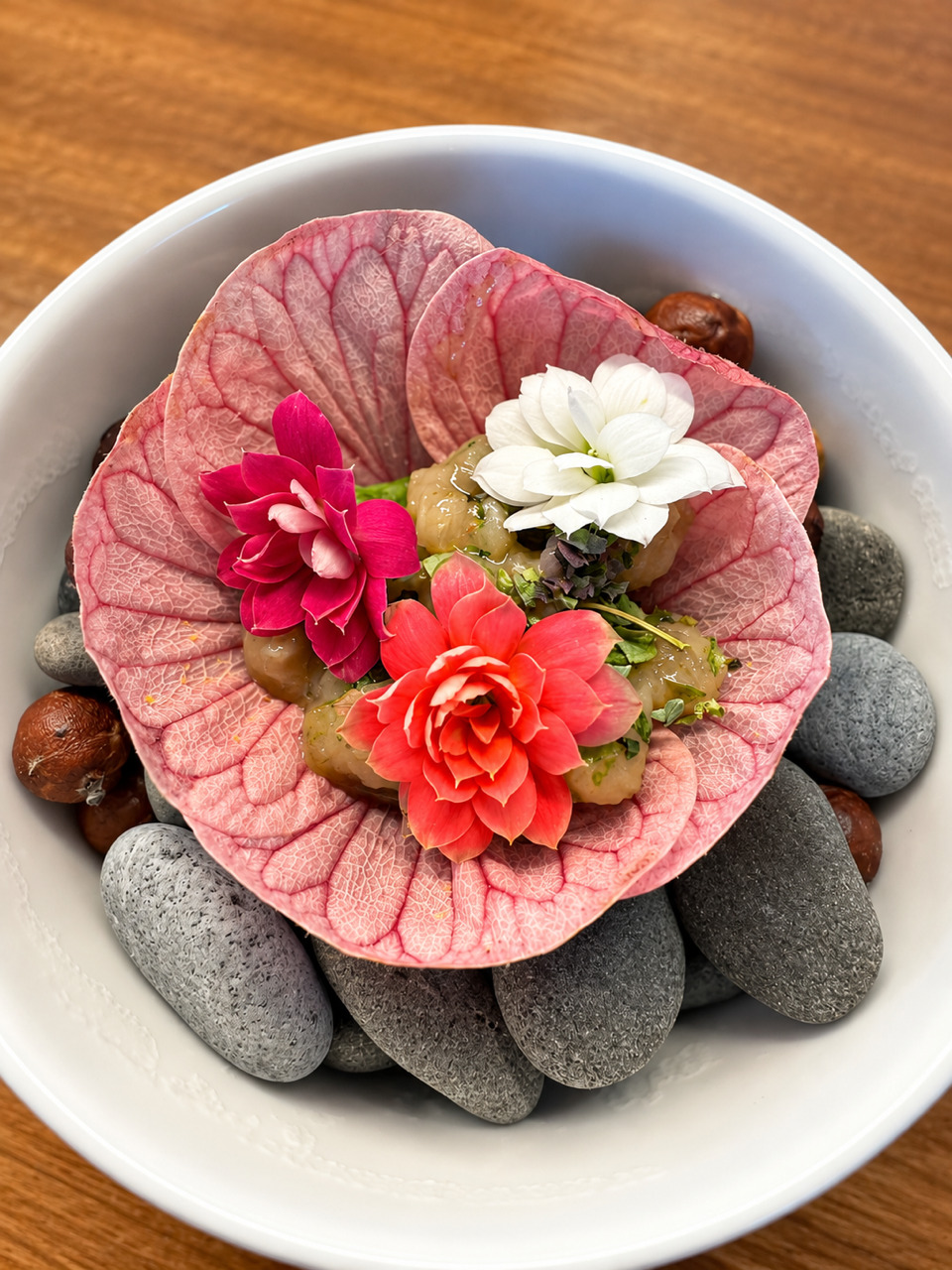 plato flores comestibles Pipilacha Madrid