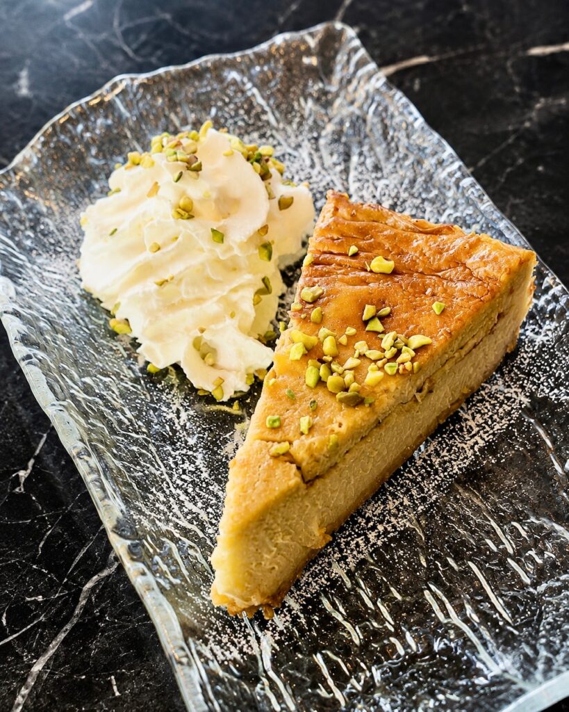 Tarta de pistacho la terrace de la vega